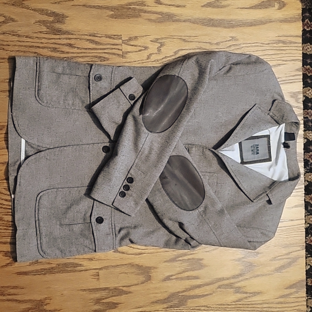 Men's Zara Blazer, size L (Brown) good condition - Picture 3 of 6
